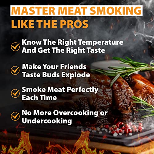 Enhanced Meat Temperature Magnet & Smoker Guide