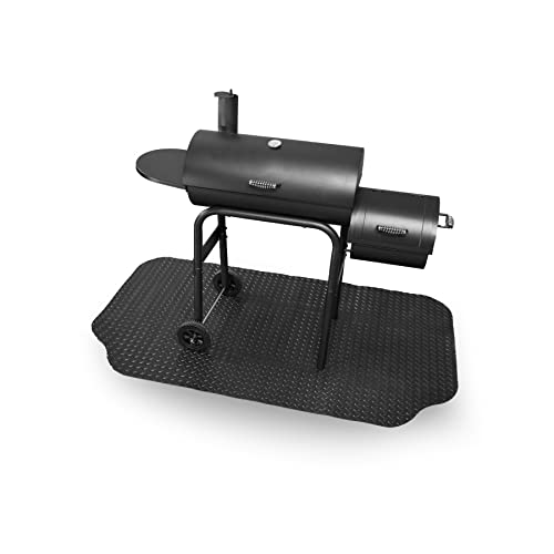 GrillTex Deck and Patio Grill Mat, 30" x 48", Black