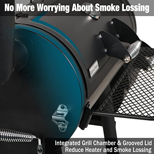 Outdoor Smoker & Portable BBQ Grill