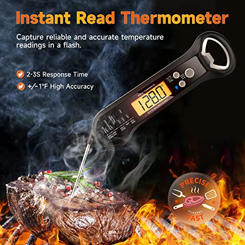 Digital Meat Thermometer for Grilling and Cooking