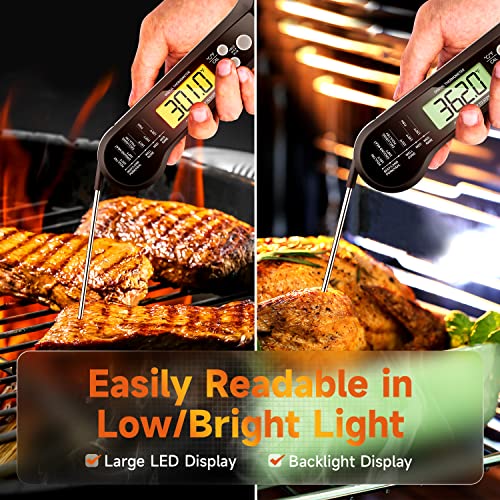 Digital Meat Thermometer for Grilling and Cooking