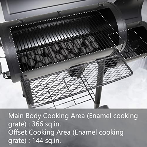 Outdoor Smoker & Portable BBQ Grill