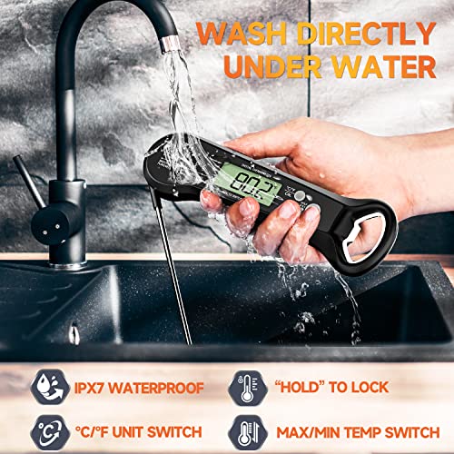 Digital Meat Thermometer for Grilling and Cooking