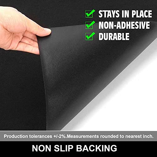 Premium Waterproof BBQ Grill Mat - 40x60, Black