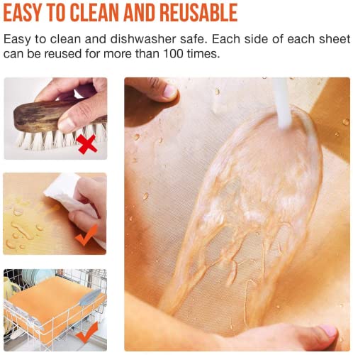 BBQ Grill Mat Set - Non-Stick, Heavy Duty, Reusable