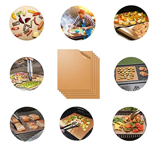 BBQ Grill Mat Set - Non-Stick, Heavy Duty, Reusable