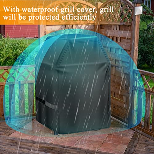 32" Waterproof BBQ Grill Cover for Weber, Nexgrill