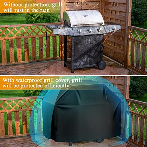58-inch Waterproof BBQ Gas Grill Cover for Weber Char-Broil