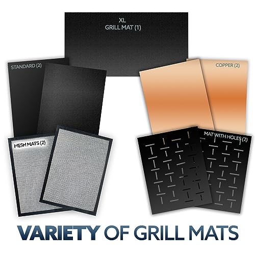 Kona Non-Stick Grill Mats - 600°F Heavy Duty