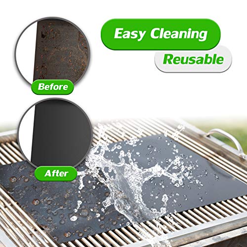 Non-Stick BBQ Grill Mat Set - Heavy Duty & Reusable