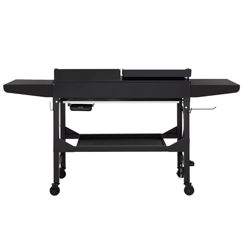 Portable 4-Burner Gas Grill & Griddle Combo