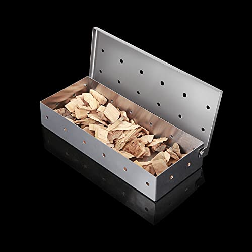 Stainless Steel Smoker Box for Gas Grilling