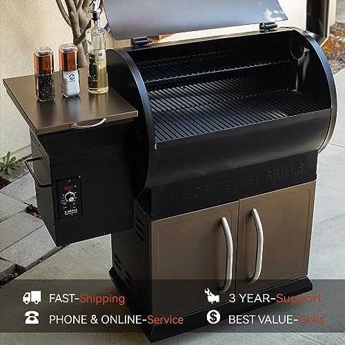 Z GRILLS Wood Pellet Grill Smoker with PID Control, 700 sq. in Cooking Area
