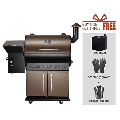 Z GRILLS Wood Pellet Grill Smoker with PID Control, 700 sq. in Cooking Area