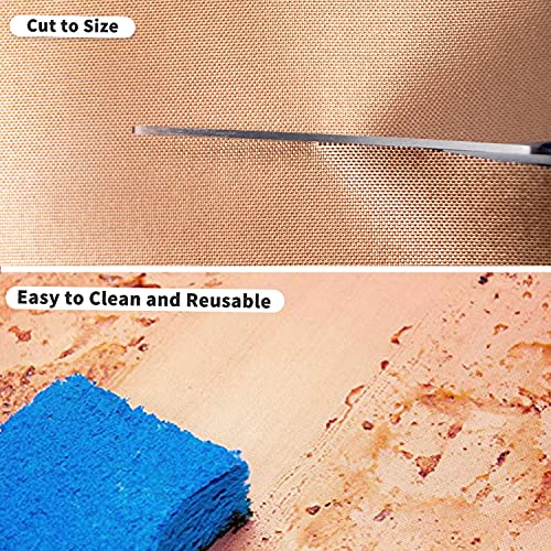 YRYM HT Copper Grill Mats - Set of 5