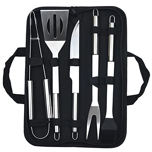 Stainless Steel BBQ Grill Set, Outdoor Grilling Utensils