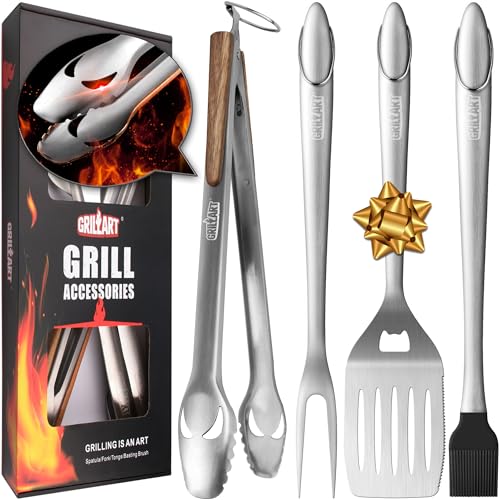18-Inch Grill Set - BBQ Tools with Accessories