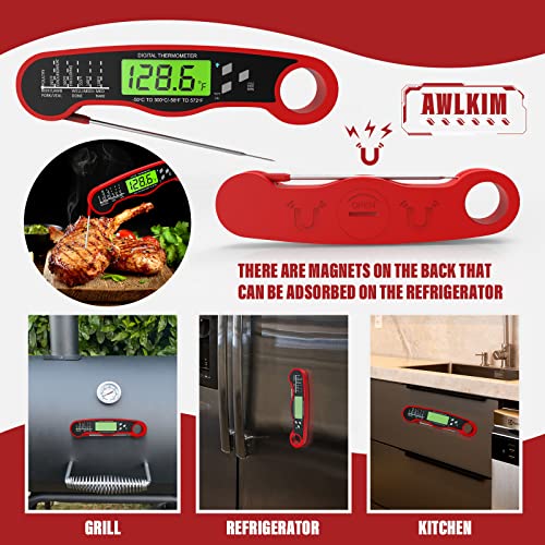 Digital Meat Thermometer - Fast Read for Grilling & Cooking