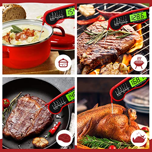 Digital Meat Thermometer - Fast Read for Grilling & Cooking