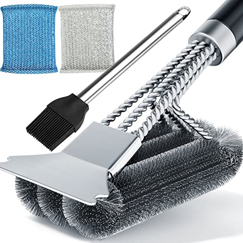 Ceekan Outdoor BBQ Grill Cleaner Brush and Scraper