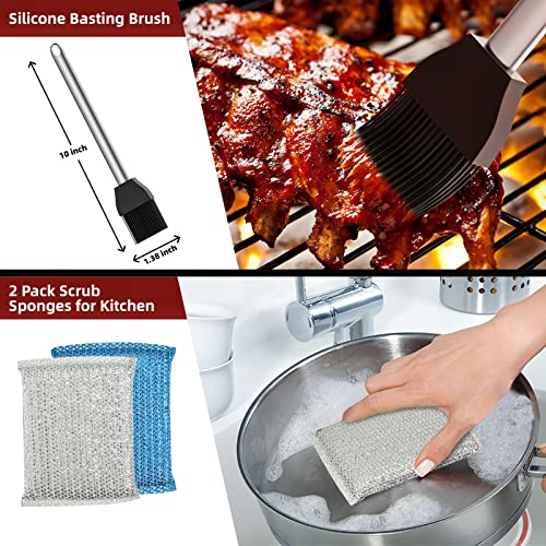 Ceekan Outdoor BBQ Grill Cleaner Brush and Scraper