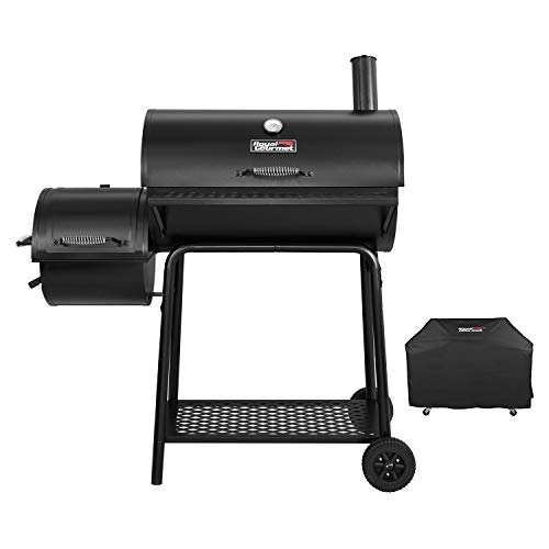 Royal Gourmet CC1830FC Charcoal Grill Offset Smoker - Black