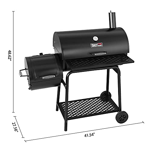 Royal Gourmet CC1830FC Charcoal Grill Offset Smoker - Black