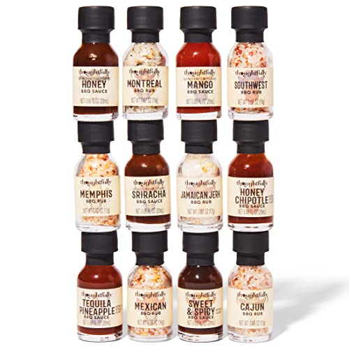 Wild Western BBQ Sauce and Rubs Gift Set, Set of 12