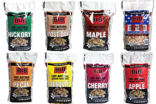 BBQer's Life: 8-Pack Wood Chip Variety for Smoker