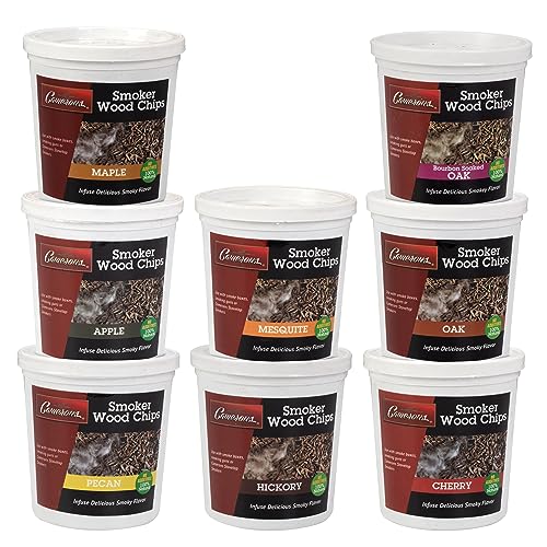 Wood Chips - Apple, Cherry, Bourbon, Oak, Hickory, Maple, Pecan, Mesquite