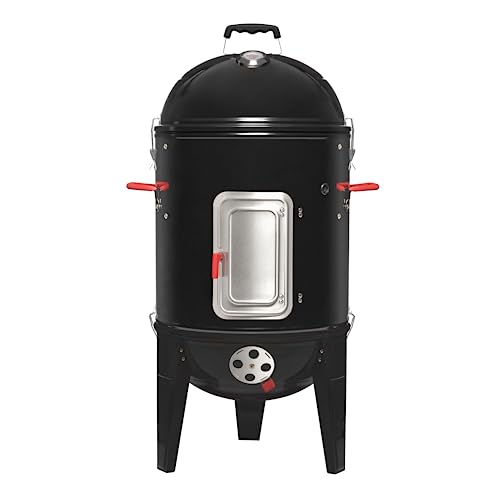 Vertical Charcoal Smoker - CUE WAY K2 Elite