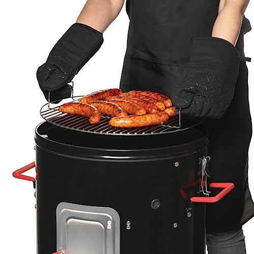 Vertical Charcoal Smoker - CUE WAY K2 Elite