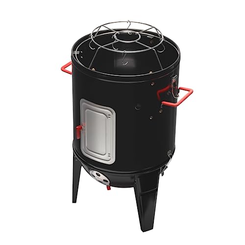 Vertical Charcoal Smoker - CUE WAY K2 Elite