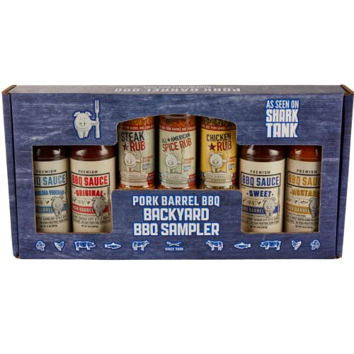Pork Barrel BBQ Sauce & Seasonings - 3 Rub Gift