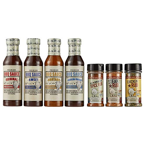 Pork Barrel BBQ Sauce & Seasonings - 3 Rub Gift
