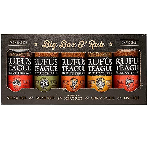Rufus Teague - Variety Pack BBQ Rub - 5 Bottles