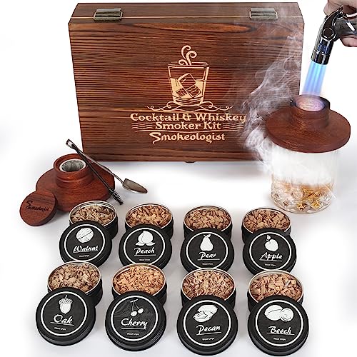 8 Natural Wood Flavor Smoker Kit: Whiskey Cocktail Old Fashioned
