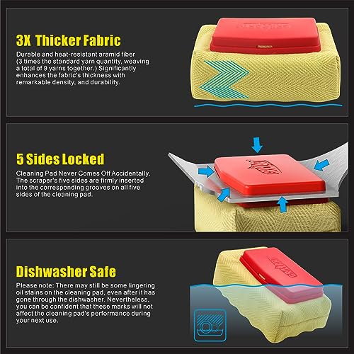 GRILLART Bristle-Free Grill Brush: Upgraded BBQ Cleaner