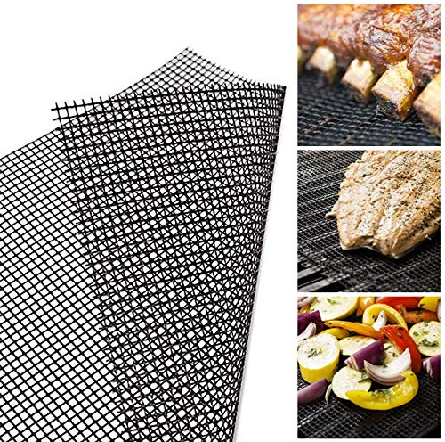Heavy Duty BBQ Grill Mesh Mat - Set of 5