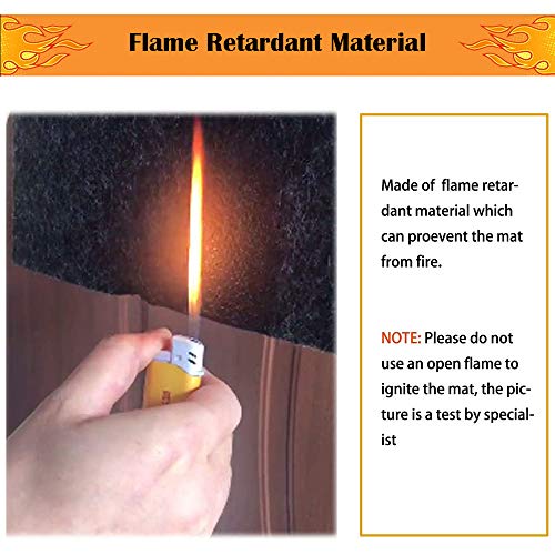 Premium Under Grill Mat for Deck, BBQ Protection