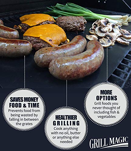Outdoor BBQ Grill Mats - Set of 5