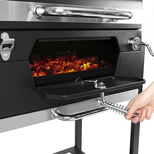 Royal Gourmet 24" Charcoal Grill, 490 Sq. Inches