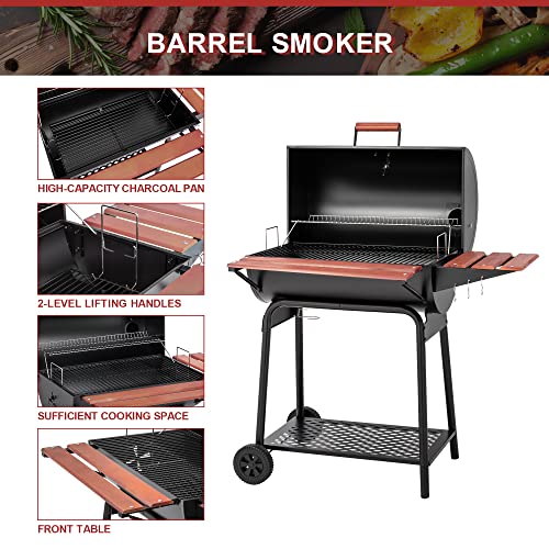 Royal Gourmet Barrel Charcoal Grill - 627 sq in