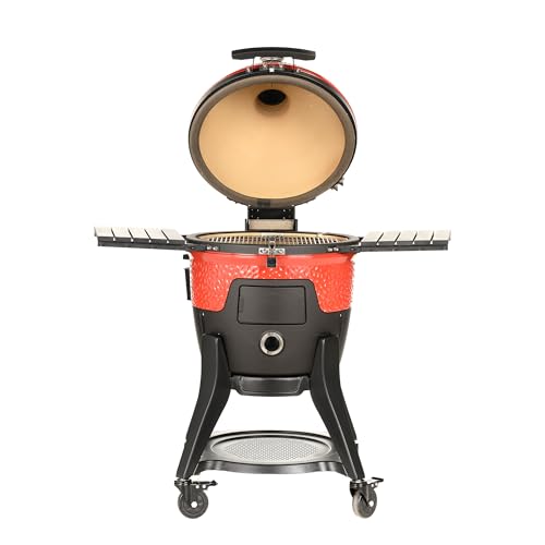Kamado Joe Pellet Joe Grill, 18-inch, Red