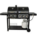 Dual Fuel Charcoal and Gas Grill Combo