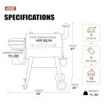 2023 Z GRILLS Pellet Grill Smoker with PID Controller