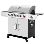 Royal Gourmet 6 Burner Propane Grill with Side Burners