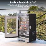 EAST OAK 30" Digital Electric Smoker with Glass Door