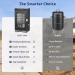EAST OAK 30" Digital Electric Smoker with Glass Door