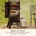 Cuisinart Vertical Propane Smoker: Temp & Smoke Control, 36